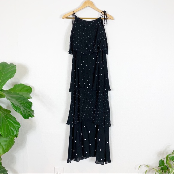 Anine Bing  Daisy Tiered Polka-dot Chiffon  Dress - Picture 5 of 8
